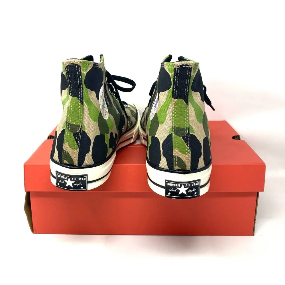 Converse Chuck 70 High Top Camo Archive Print Green  Men's Size Sneakers 163407C_3